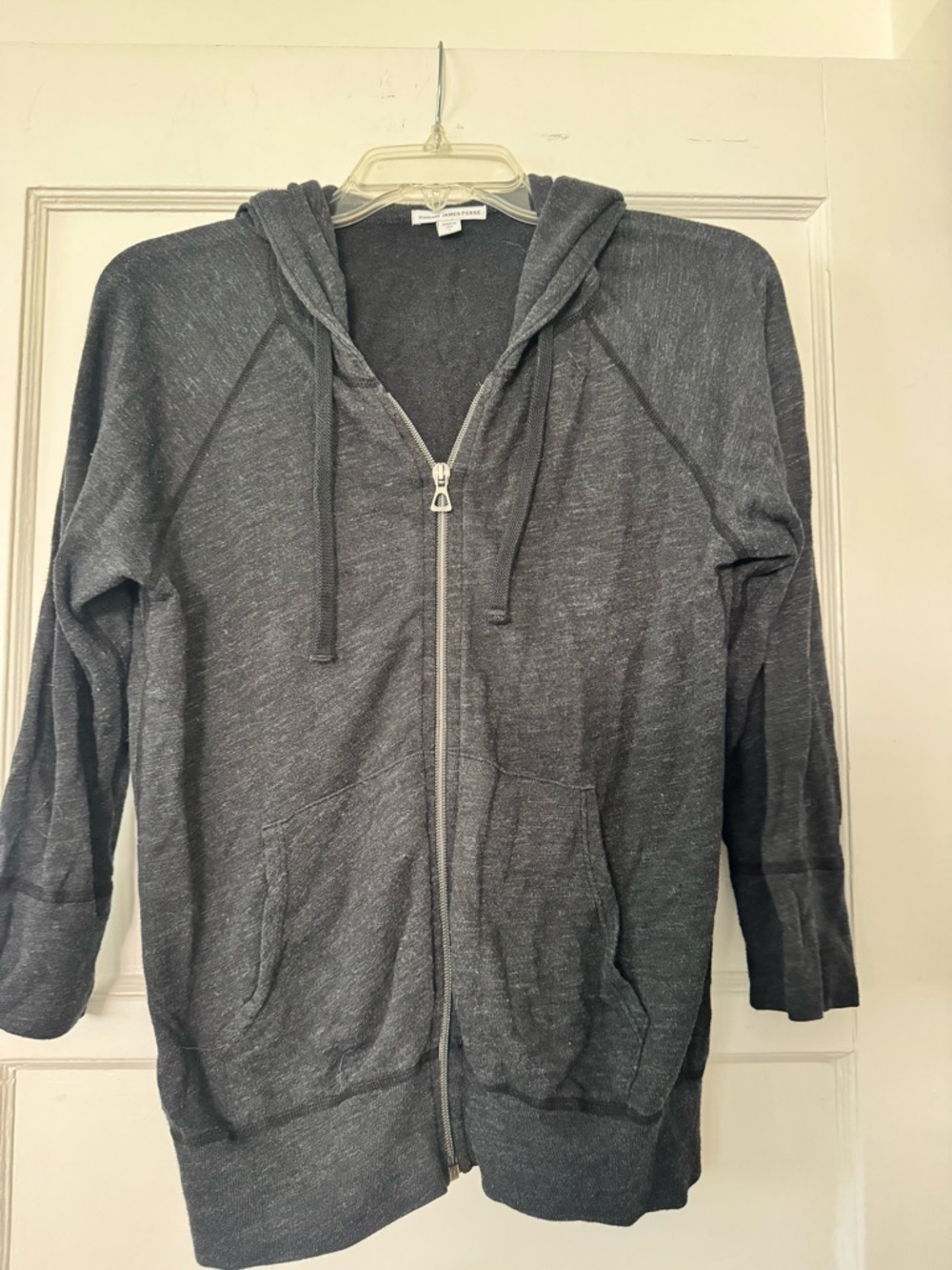 James Perse Dark Gray sweater hoodie Size 2